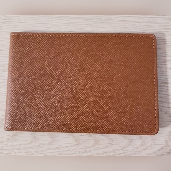 Louis Vuitton Brown Leather Card Holder ID Wallet Case - Picture 3 of 11